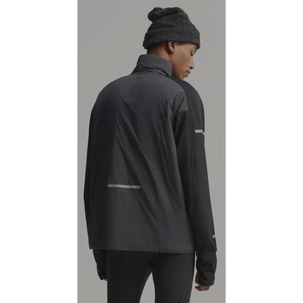 Adidas Adi365 Running Climawarm Jacket Men’s Large black/gray JM5729 NEW